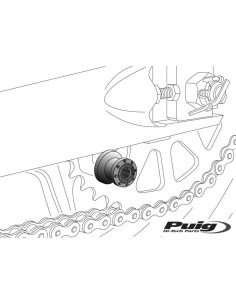 Diabolos Puig 6mm. Yamaha/aprilia Negro - 118310 - Puig