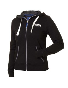 Sudadera Capucha Yamaha Pb18 Negro Mujer - B18FT207B00S - Yamaha