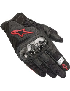 Guantes Alpinestars SMX-1 Air V2 Negro-rojo - 130782 - Alpinestars