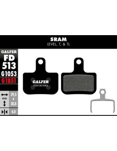 Juego Pastillas Freno Bici Disco Galfer Sram Level - 132264 - Galfer