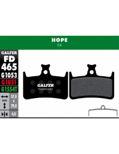 Juego Pastillas Freno Bici Disco Galfer Hope E4 - 131719 - Galfer