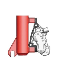 Adaptador Bici Disco Trasero 160mm Au02 - 133115 - GES