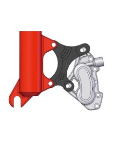 Adaptador Bici Disco Delantero 160 / Trasero 140 Au01 - 133120 - GES