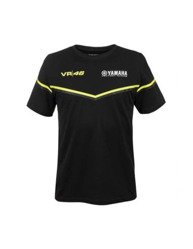 Camiseta Yamaha 18 VR46 Negra Hombre - B18VR469B01L - Yamaha