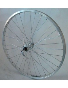 Rueda Bici Rodi 24 Delantera Aluminio Buje Rosca Con Cierres - 103666 - Rodi