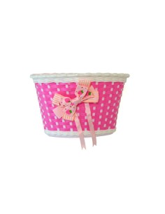 Cesta Bici Infantil Rosa - 102496 - NHR