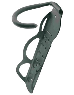 Gancho Colgador para Bici con base, negro de acero - 91011 - NH