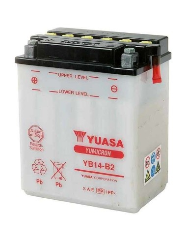 Bateria Moto Yuasa Yb14-b2 - 60333 - Yuasa