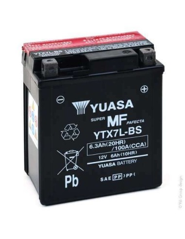 Bateria Moto Yuasa Ytx7l-bs - 60336 - Yuasa