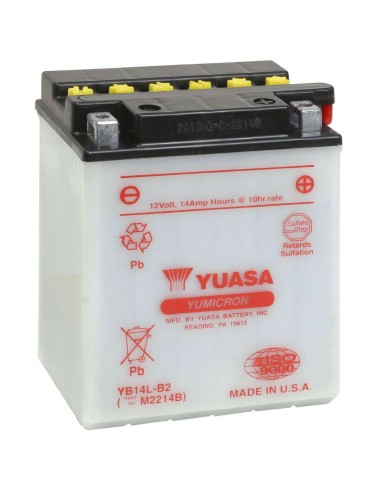 Bateria Moto Yuasa Yb14l-b2 - 63809 - Yuasa