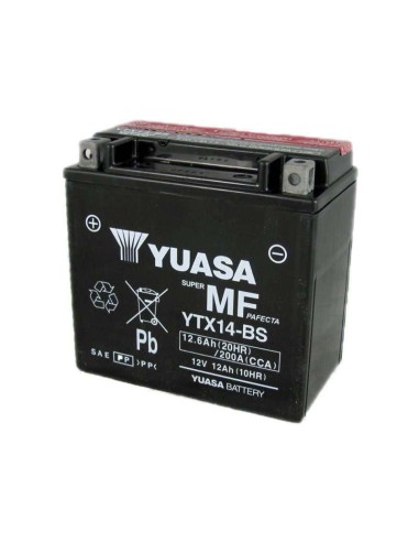 Bateria Moto Yuasa Ytx14-bs - 64432 - Yuasa