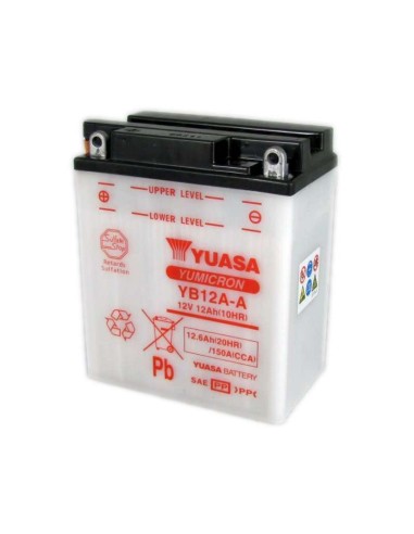 Bateria Moto Yuasa Yb12a-a - 60327 - Yuasa