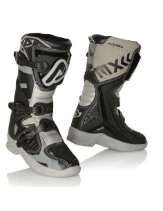 Botas Acerbis X-Team Junior Negro-Gris - 154464 - Acerbis