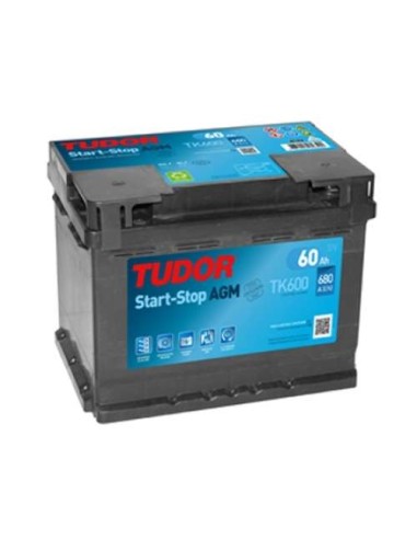 Bateria Tudor AGM 60Ah +Dcho. 680En - 112842 - Tudor