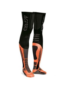 Calcetines Acerbis X-Leg Pro Negro Naranja - 40051751 - Acerbis