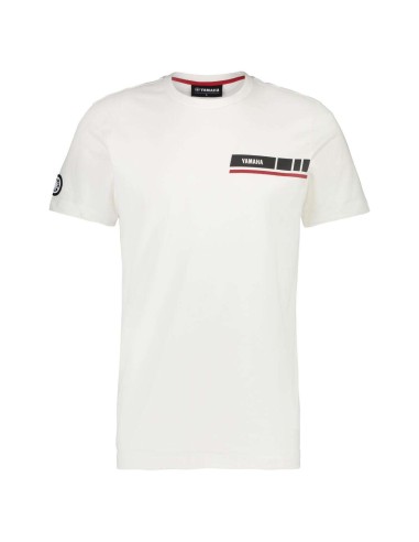 Camiseta de hombre REVS blanca - B19AT114W - Yamaha