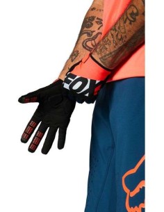 Guantes bici largo fox ranger gel rojo/blanco/azul - 156297 - Fox