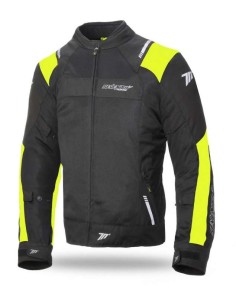 Cazadora Seventy Textil Verano Jr52 Negro-Amarillo