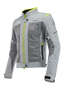 Cazadora Acerbis Ramsey Vented Ce Gris-amarillo