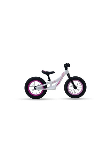 Bicicleta Infantil Aluminio Monty 202 Push 12" Blanco-rosa - 152634 - Monty