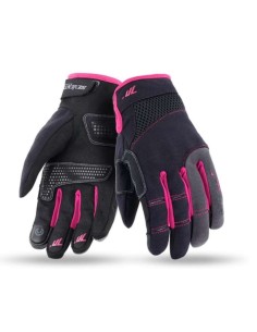 Guantes Seventy Verano C50 Verano Lady Negro-Rosa - 157612 - Seventy Degrees