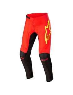 Pantalon Alpinestars Motocross Fluid Tripple Negro-Rojo-Amarillo - 161116 - Alpinestars