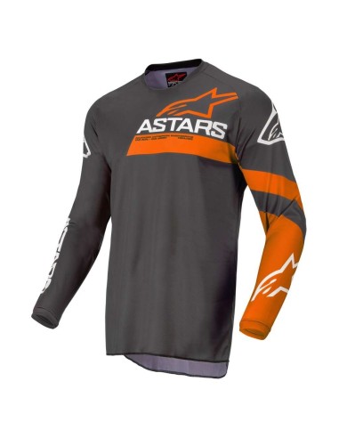 Camiseta Alpinestars Motocross Fluid Chaser Antracita-Rojo - 161141 - Alpinestars