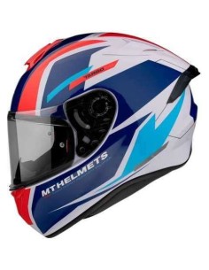 Casco Mt Ff106 Pro Targo Pro Sound Blanco-Rojo-Azul - 159940 - MT 2