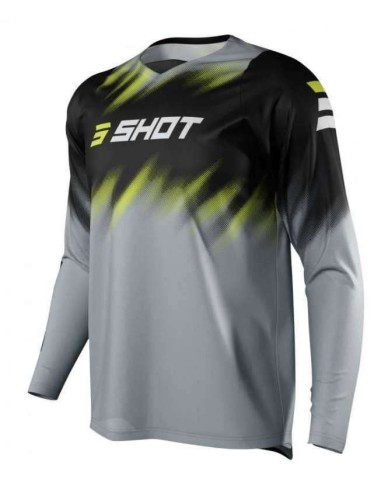 Camiseta Shot Motocross Versus Gris - 160813 - Shot