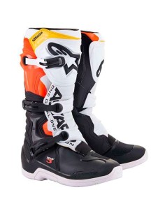 Botas Alpinestars Tech 3 Negro Blanco Amarillo - 149404 - Alpinestars