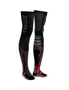 Calcetines Acerbis X-Leg Pro Negro Rojo - 40052419 - Acerbis
