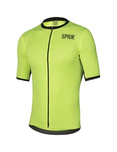 Maillot Manga Corta Spiuk Anatomic Amarillo Fluor - 158099 - Spiuk