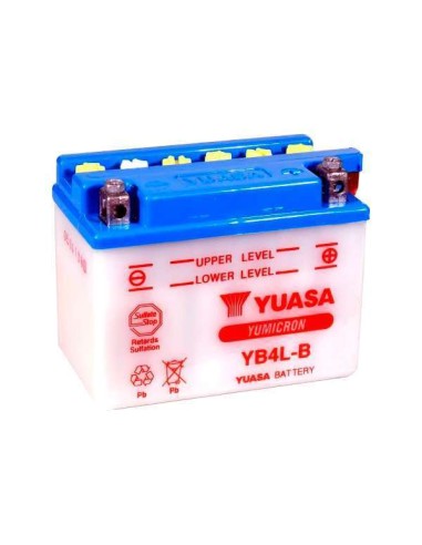 Bateria Moto Yuasa Con Acido Yb4l-b - 31224 - Yuasa