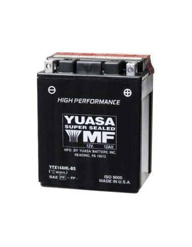 Bateria Moto Yuasa Ytx14ah-bs - 16214 - Yuasa