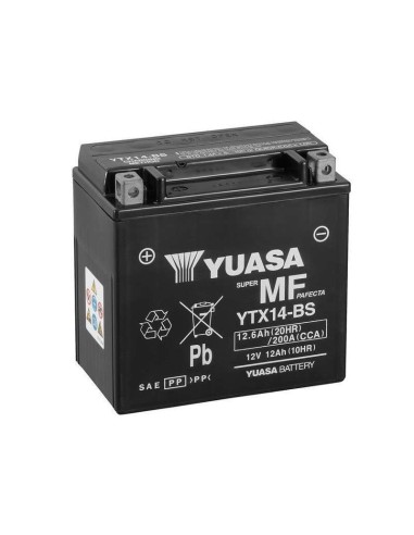 Bateria Moto Yuasa Ytx14l-bs - 31545 - Yuasa