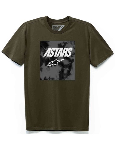 Camiseta Alpinestars Smoke Verde Militar - 171997 - Alpinestars