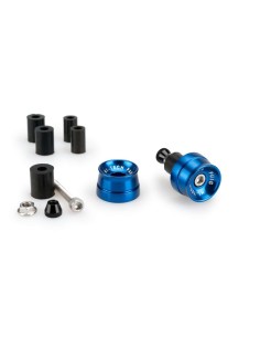Contrapesos Para Manillar Puig Modelo Speed - Aluminio, Color Azul, Diseño Corto 20 Mm, Varios Modelos