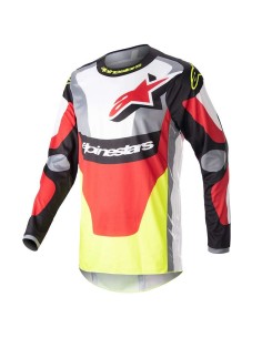 Camiseta Alpinestars Fluid 23 Rojo, Amarillo