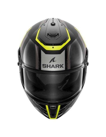 Casco Shark Spartan RS Carbon Shawn Carbono, Amarillo - 170594 - Shark