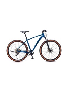 Bici Trekking MONTY CITY CORSA 28" 1x10V Disco Hidraúlico Azul-Negro - 163591 - Monty