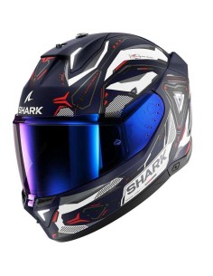Casco Shark Skwal I3 Linik Azul, Rojo, Blanco - 171515 - Shark