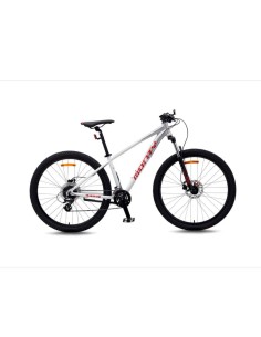 Bicicleta de montaña MTB MONTY KX10 27,5" 2X8V Blanco-Plata - 162817 - Monty