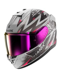 Casco Shark D-Skwal 3 Blast-R Gris, Rosa - 171529 - Shark