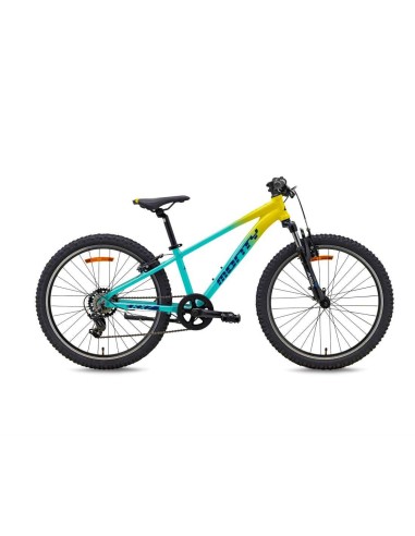 Bici Infantil Aluminio Monty 24 Kx7 V-Brake Azul-Amarillo - 160971 - Monty