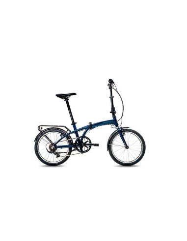 Bici Plegable Aluminio MONTY SOURCE Plegable 6V. V-Brake Azul - 162830 - Monty