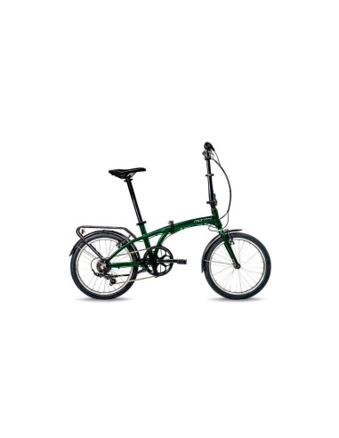 Bici Plegable Aluminio MONTY SOURCE Plegable 6V. V-Brake Verde - 162832 - Monty