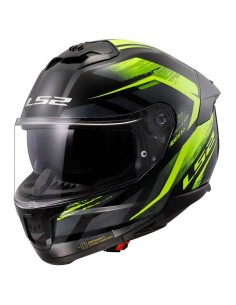 Casco LS2 FF808 Stream II Fury Negro, Amarillo - 174272 - LS2