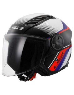 Casco LS2 OF616 Rush Blanco, Negro, Rojo, Azul - 174922 - LS2