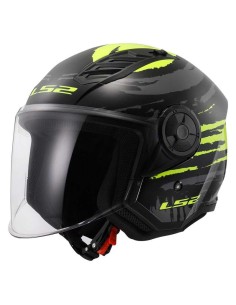 Casco LS2 OF616 Rush Negro, Amarillo - 174850 - LS2