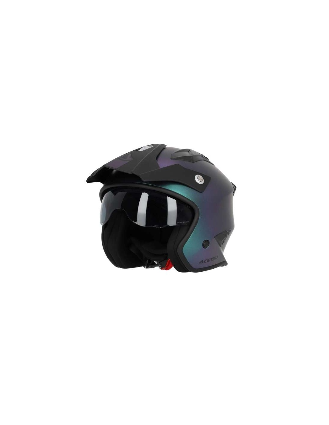 Casco Acerbis aria 06 metallic violeta Navarro Hermanos